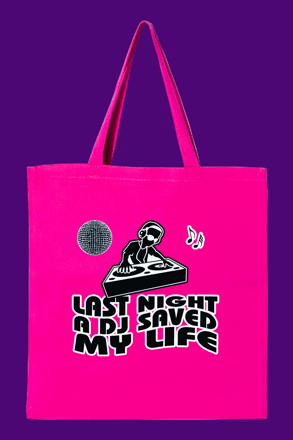 Last Night's DJ Tote Bag