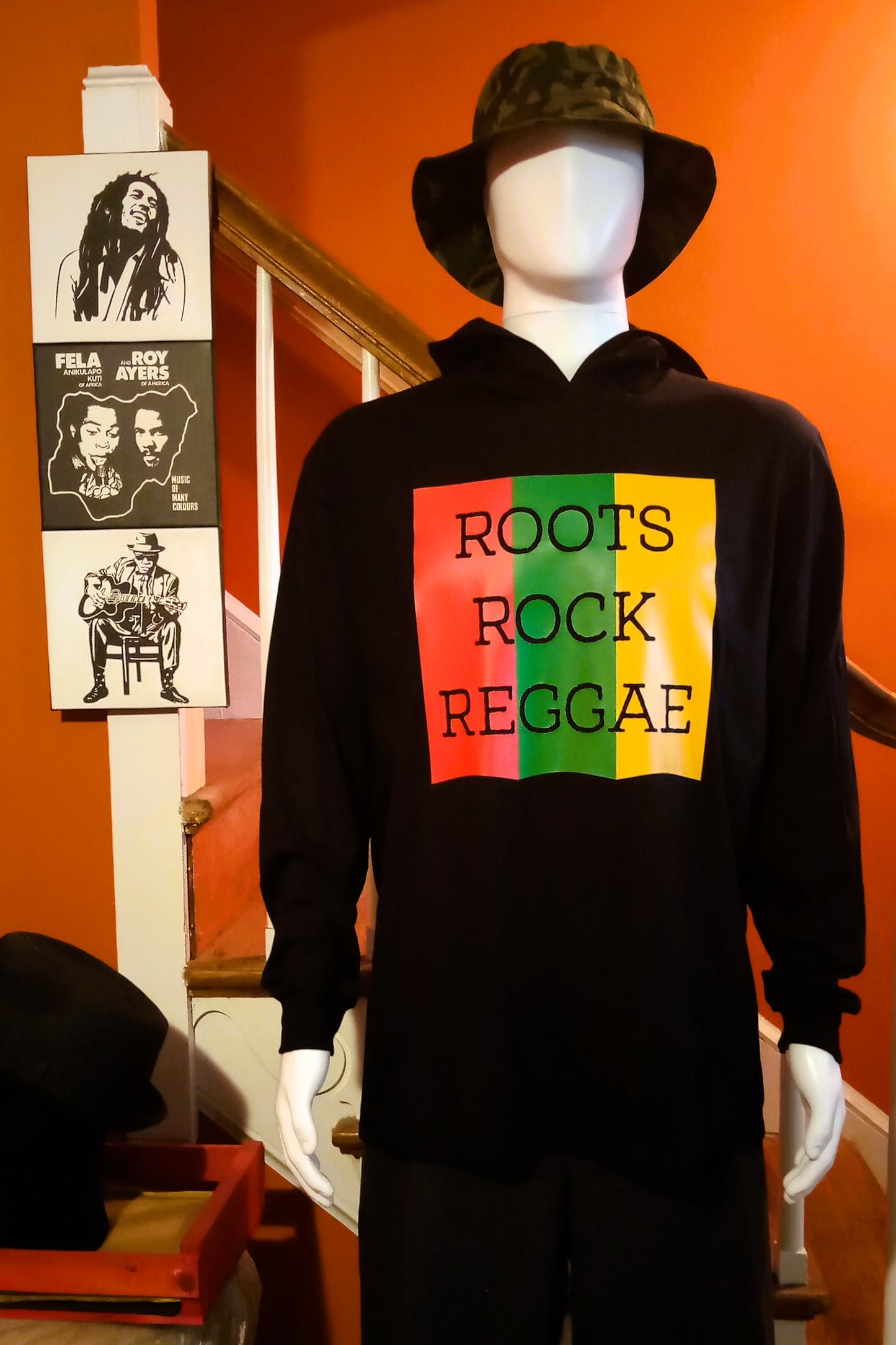 Roots Rock Tee Shirt Hoodie