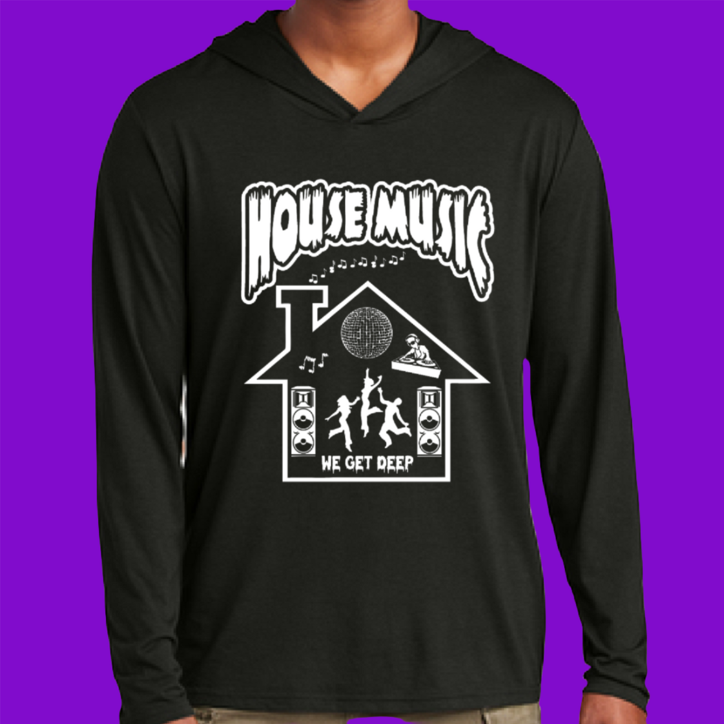 House Music Tee Shirt Hoodie