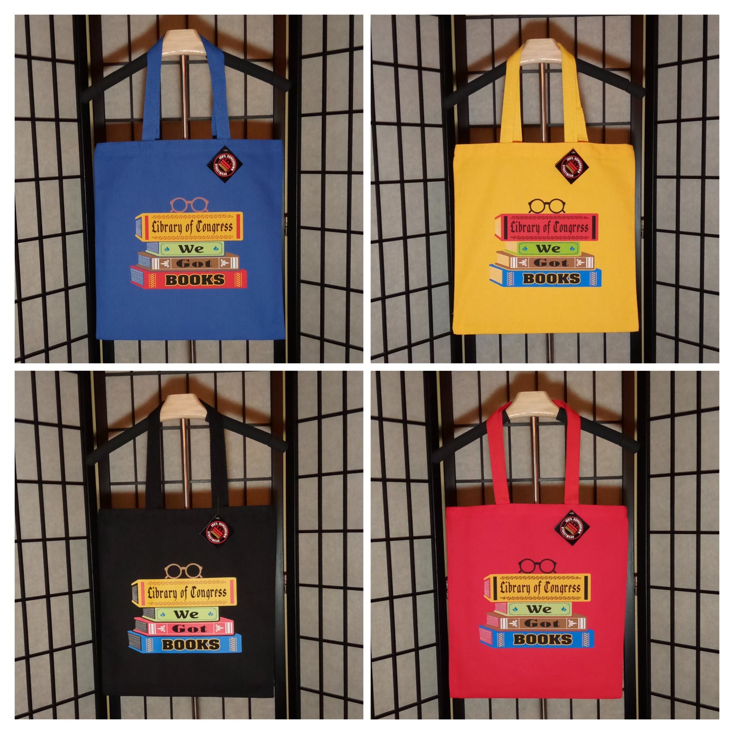 Library of Congress 'We Got Books' Tote Bag