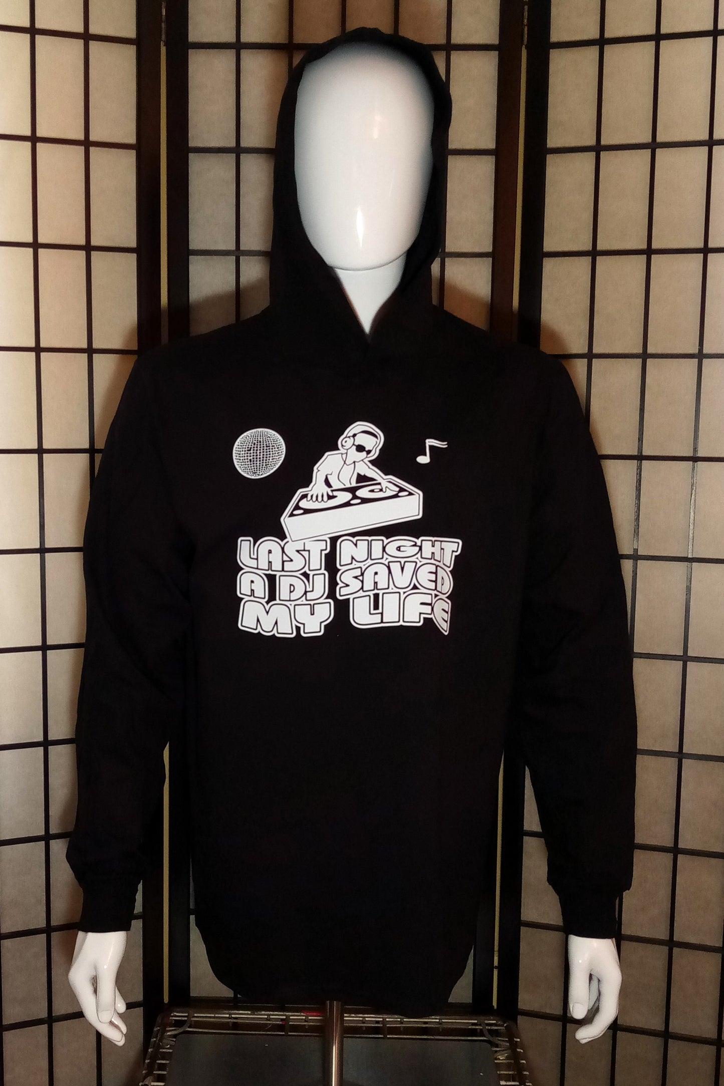 Last Night's DJ Tee Shirt Hoodie