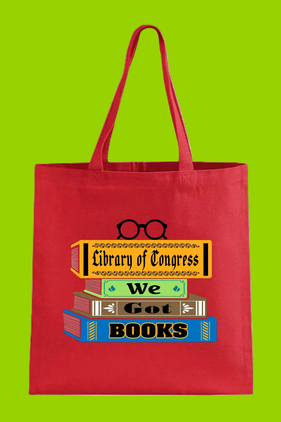 Library of Congress 'We Got Books' Tote Bag