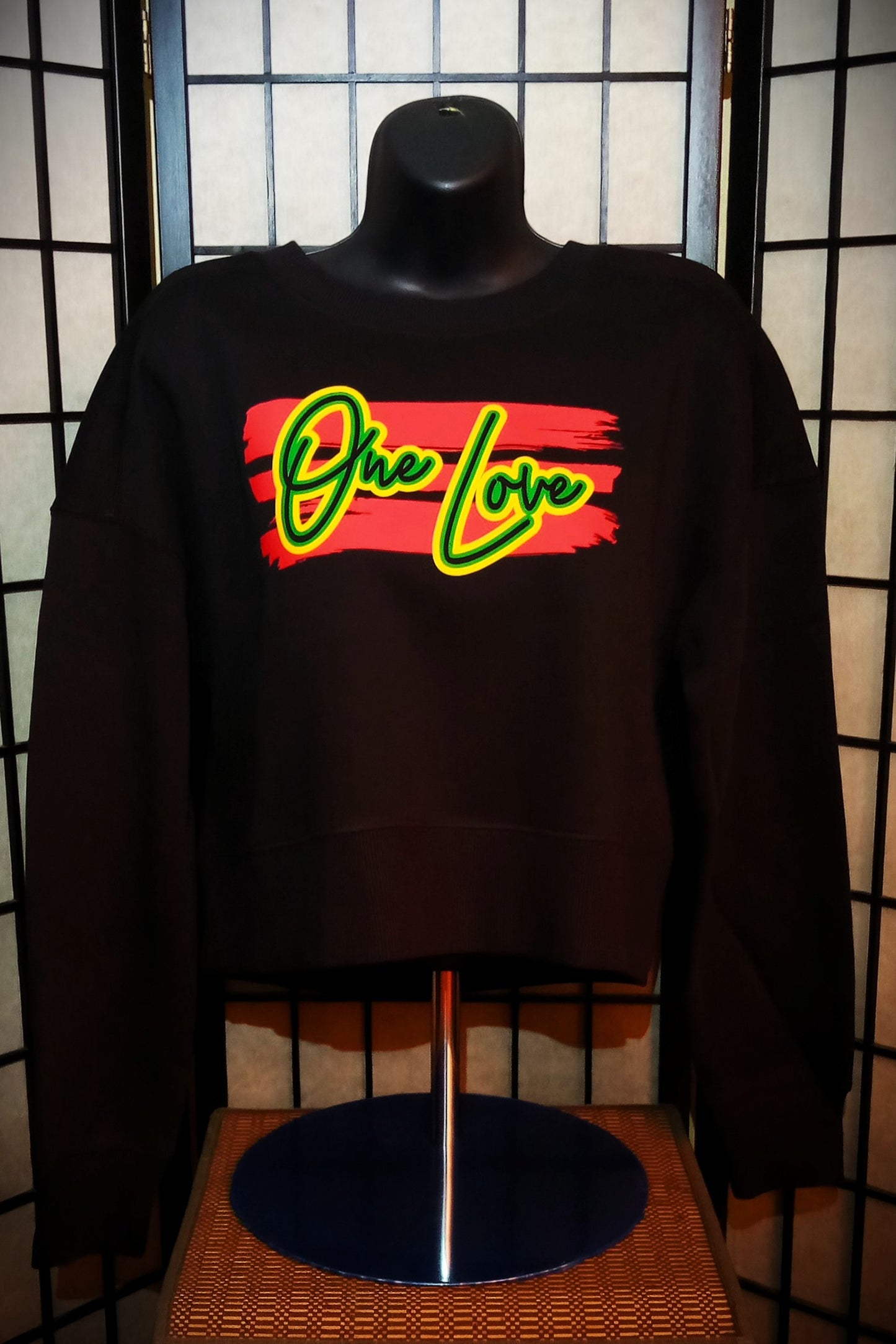 One Love Cropped Sweatshirt