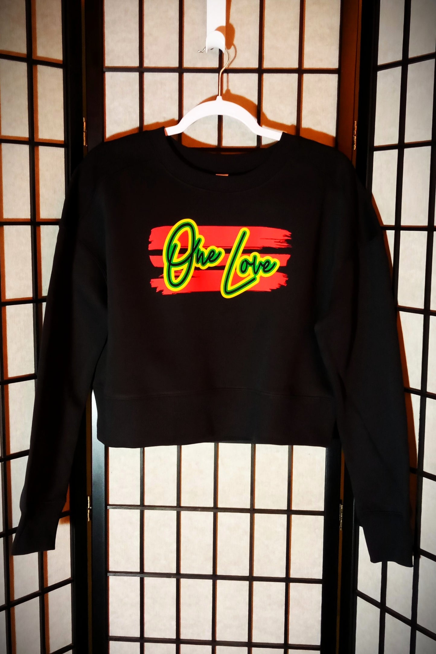One Love Cropped Sweatshirt